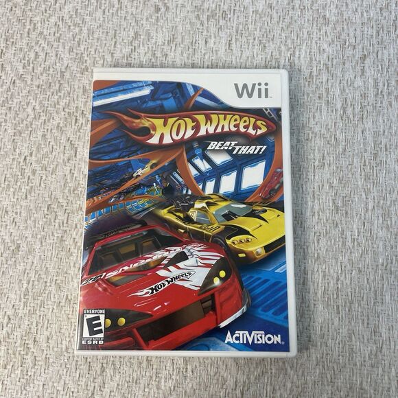 Hot Wheels Other - Hot Wheels Beat That Video Game Nintendo Wii Complete Tested Working